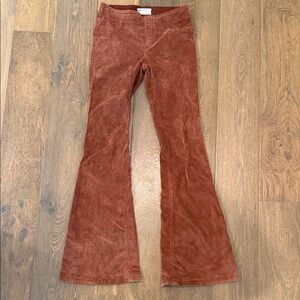 Free People Cinnamon Corduroy Trousers